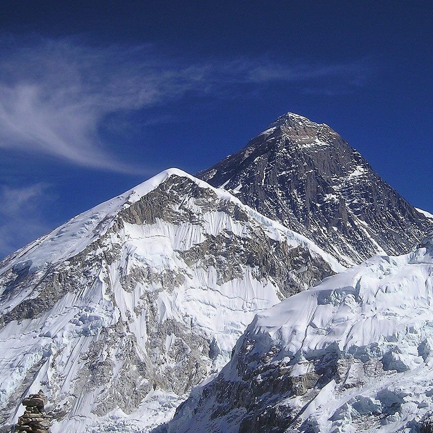 Sommet neige montagne