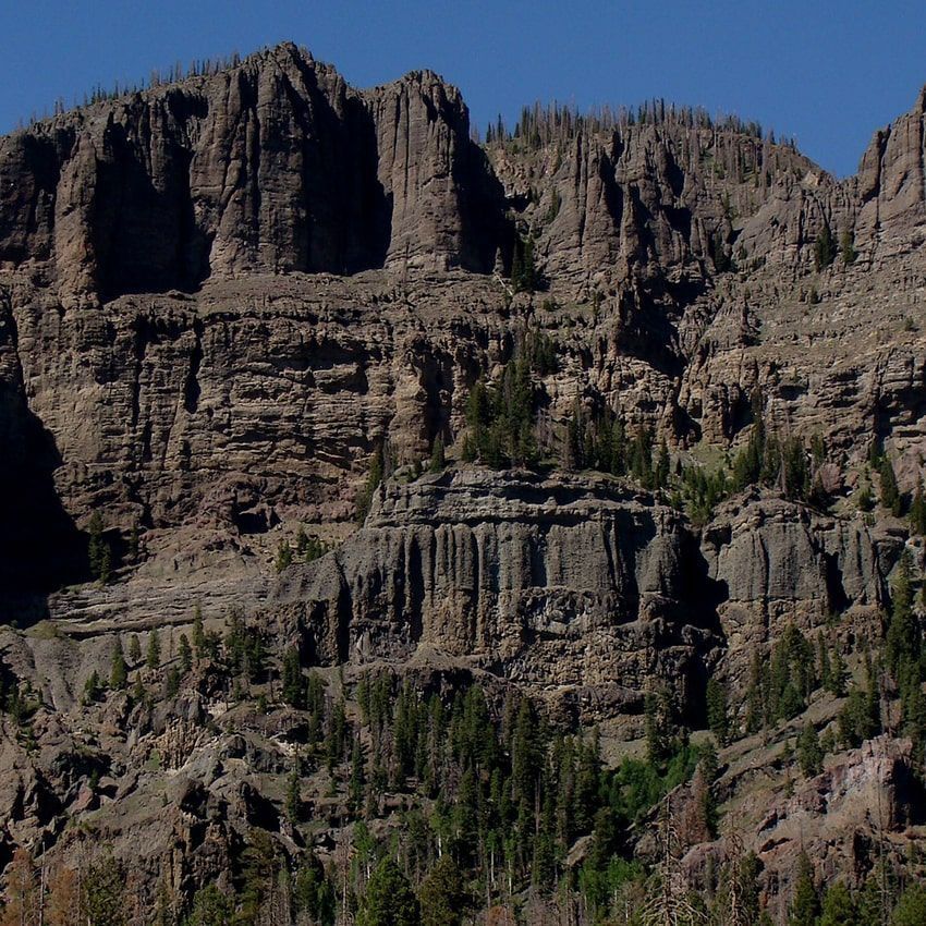 Montagnes pierres